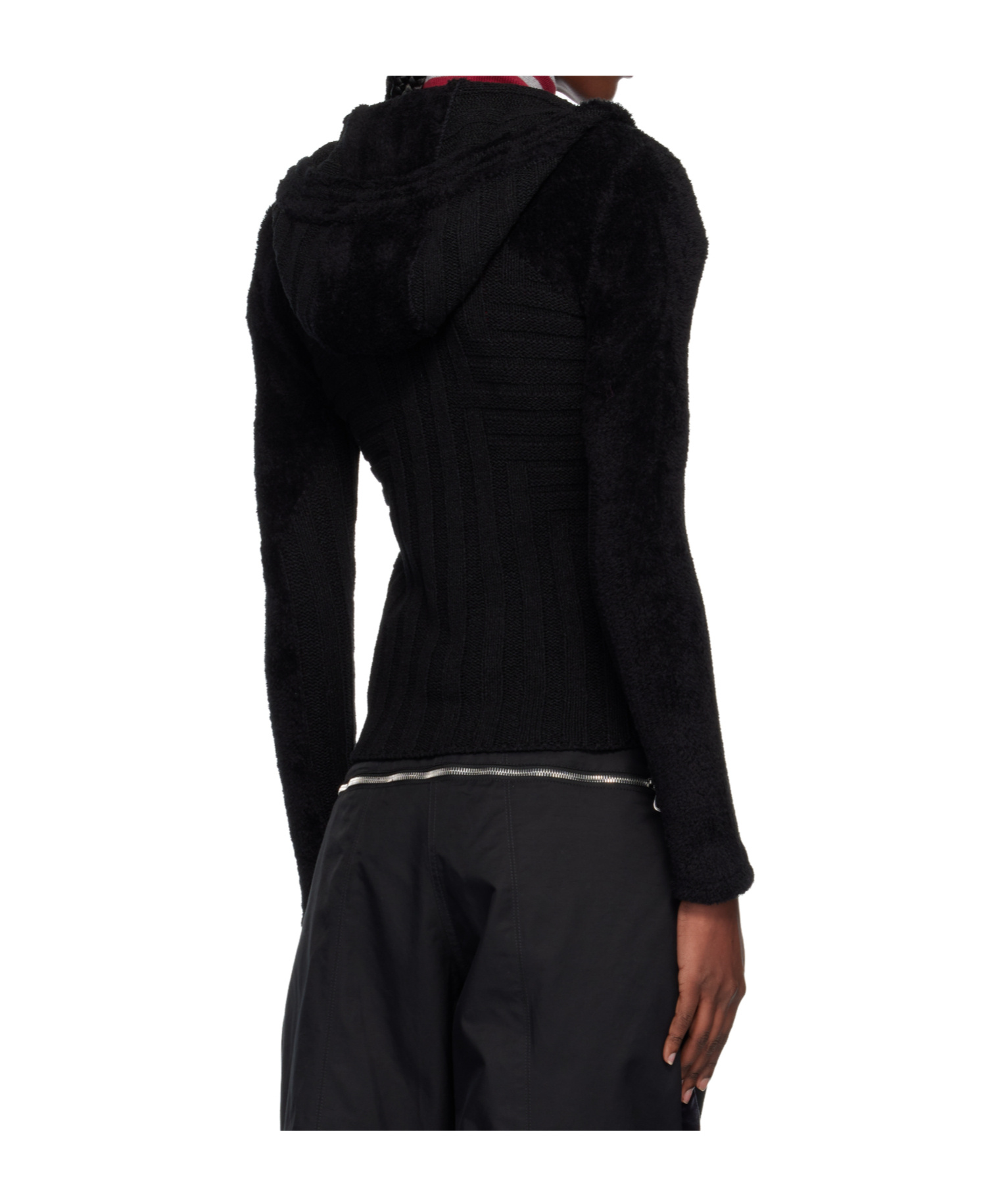 Kiko Kostadinov Zipper Sweater In Black