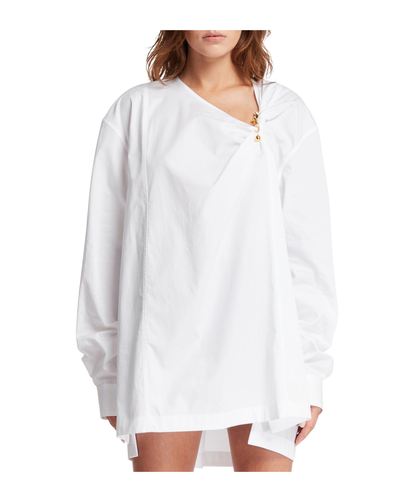 Dries Van Noten Long-sleeved Shirt In White