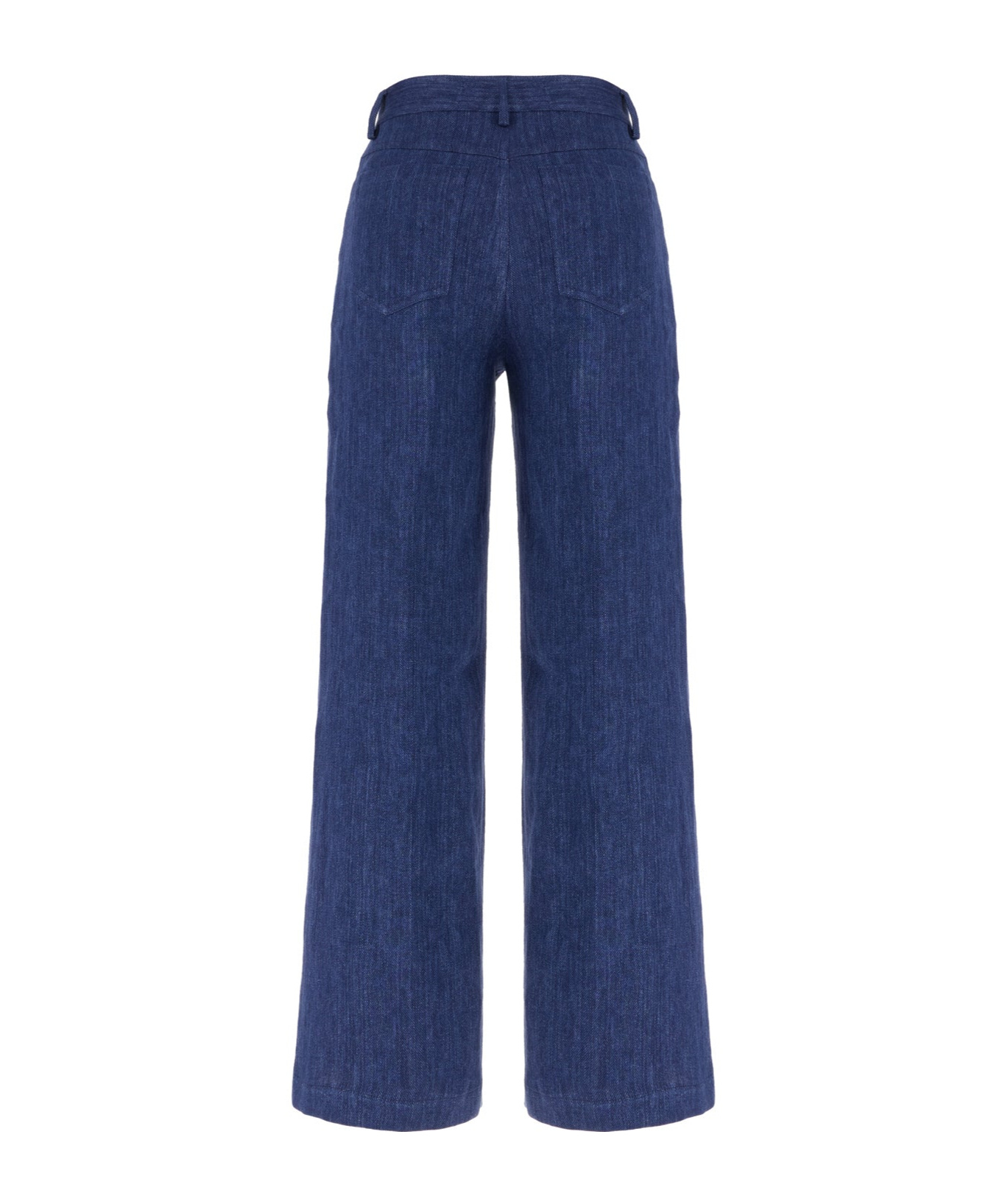 Antonelli Pleated Zipper Denim Pants
