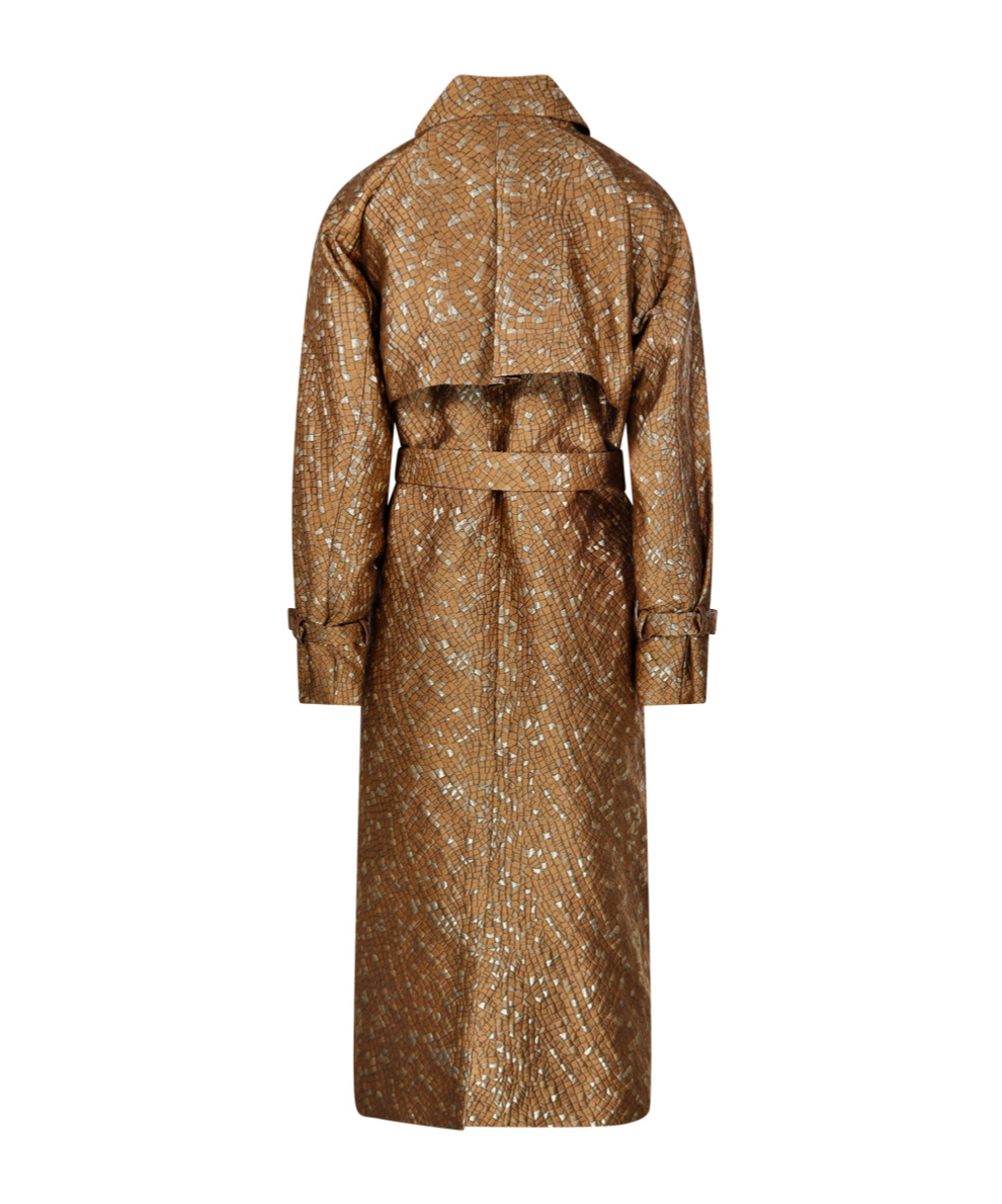 Max Mara Long-sleeved Coat In Brown