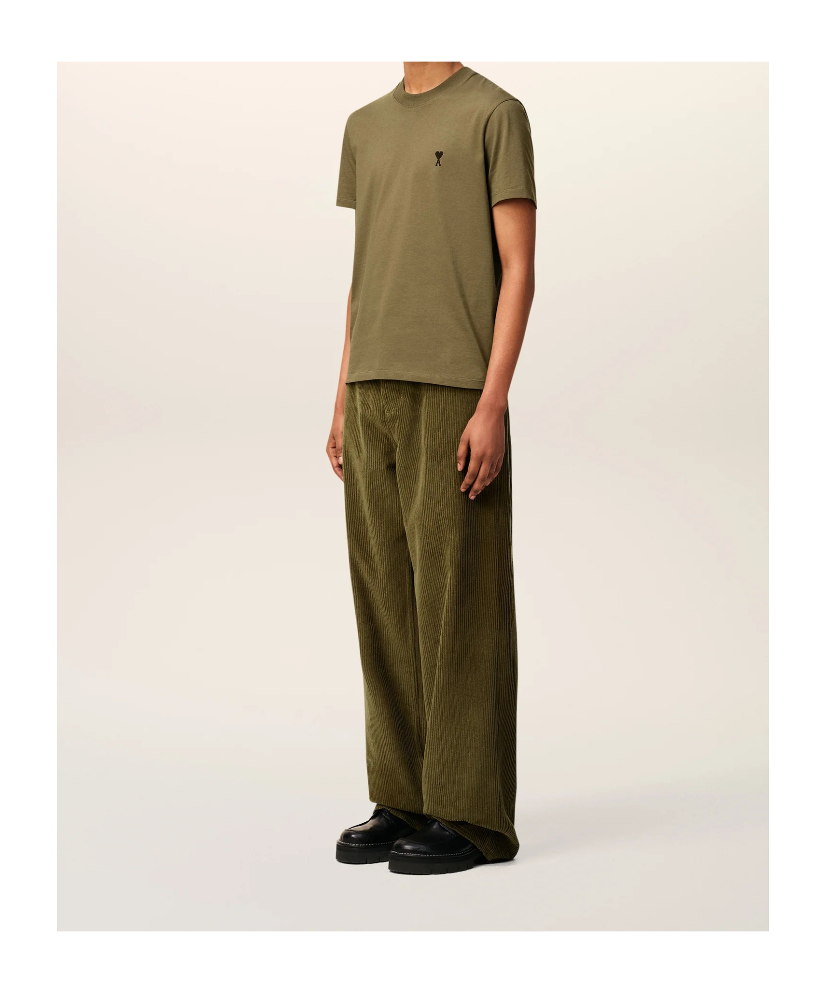Ami Alexandre Mattiussi Belt Loops Slacks In Brown
