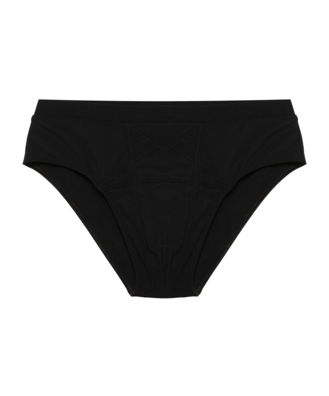 Rick Owens Penta Swim Trunks In Black