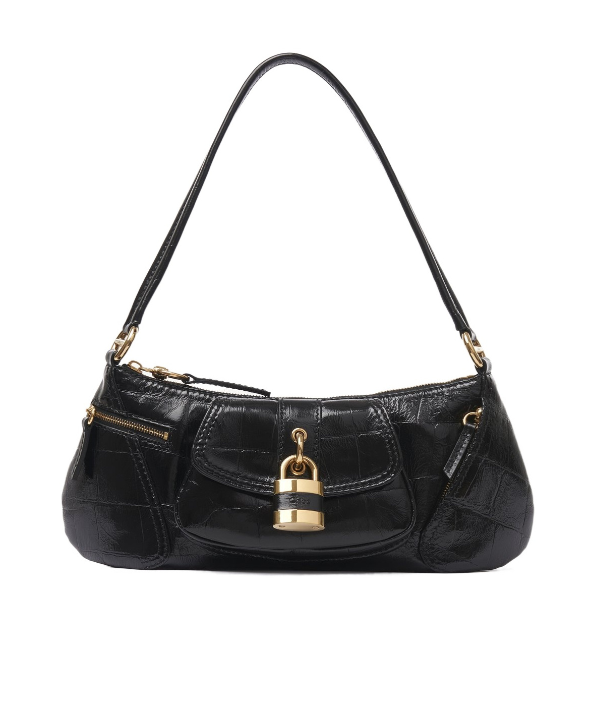 Shop Chloé The 99 Shoulder Bag In Black