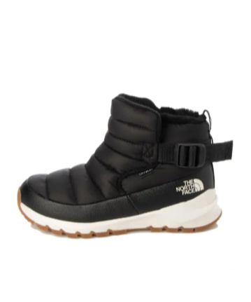 The North Face Round-headed Short Boots In Black
