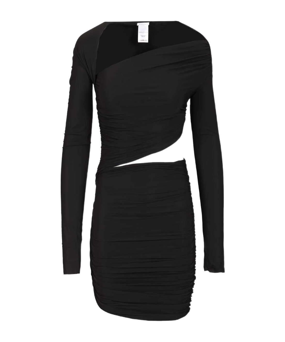 Amazuìn Asymmetric Dress In Black