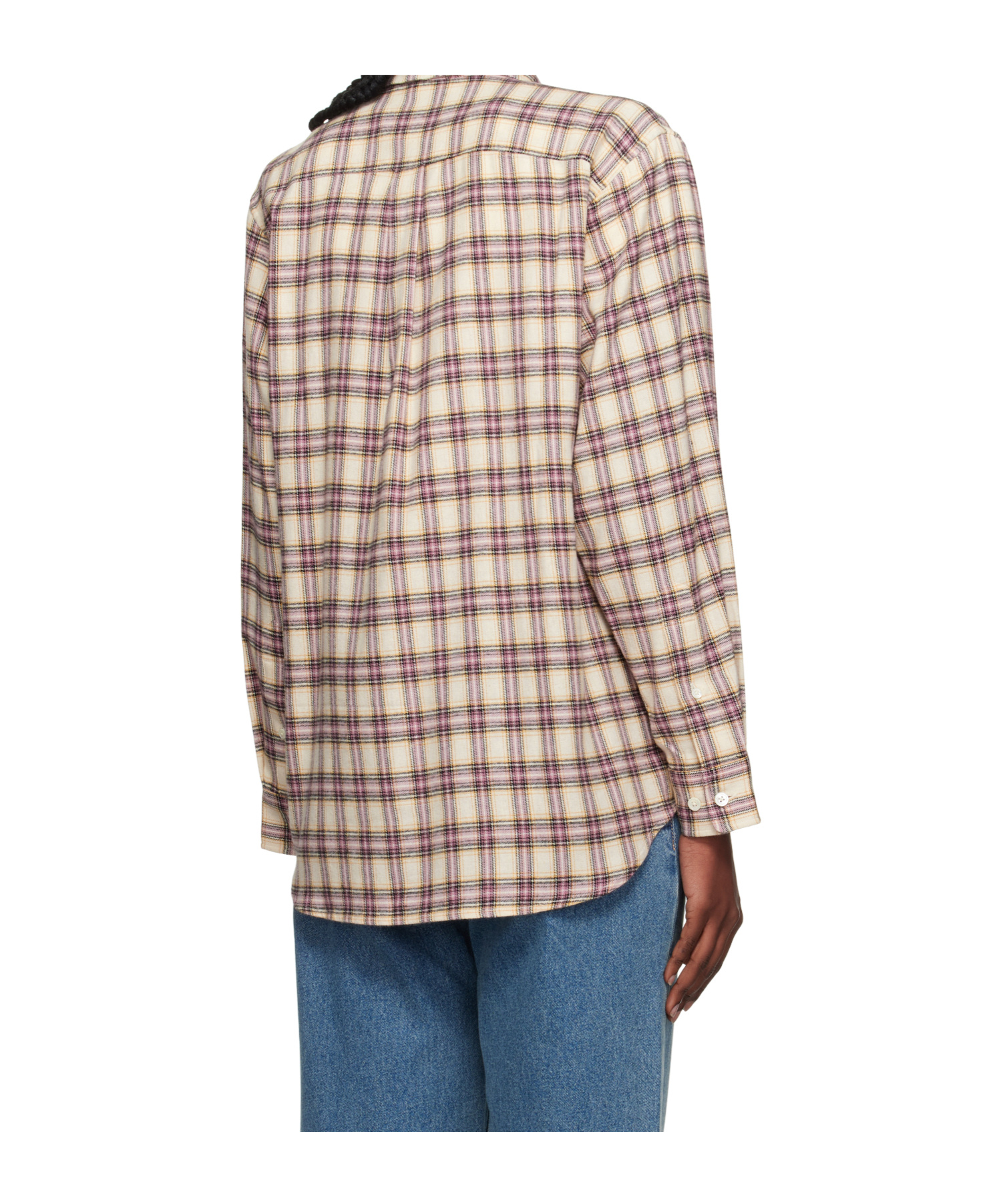 Dunst Plaid Shirt In Brown