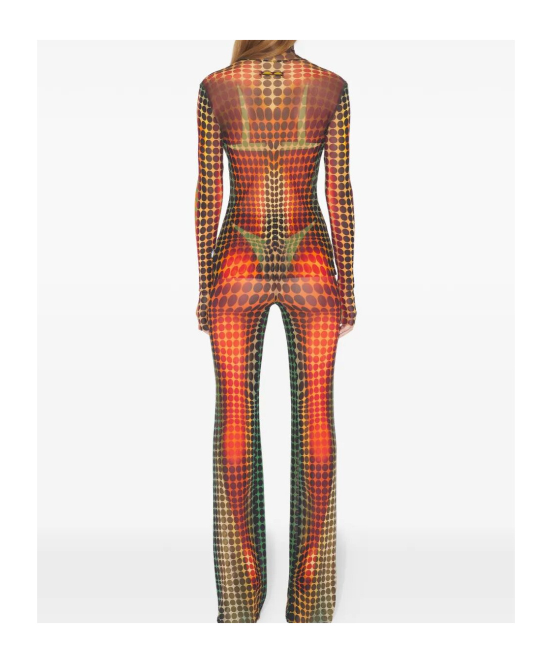 Jean Paul Gaultier Re-edition Flared Trousers In Multi