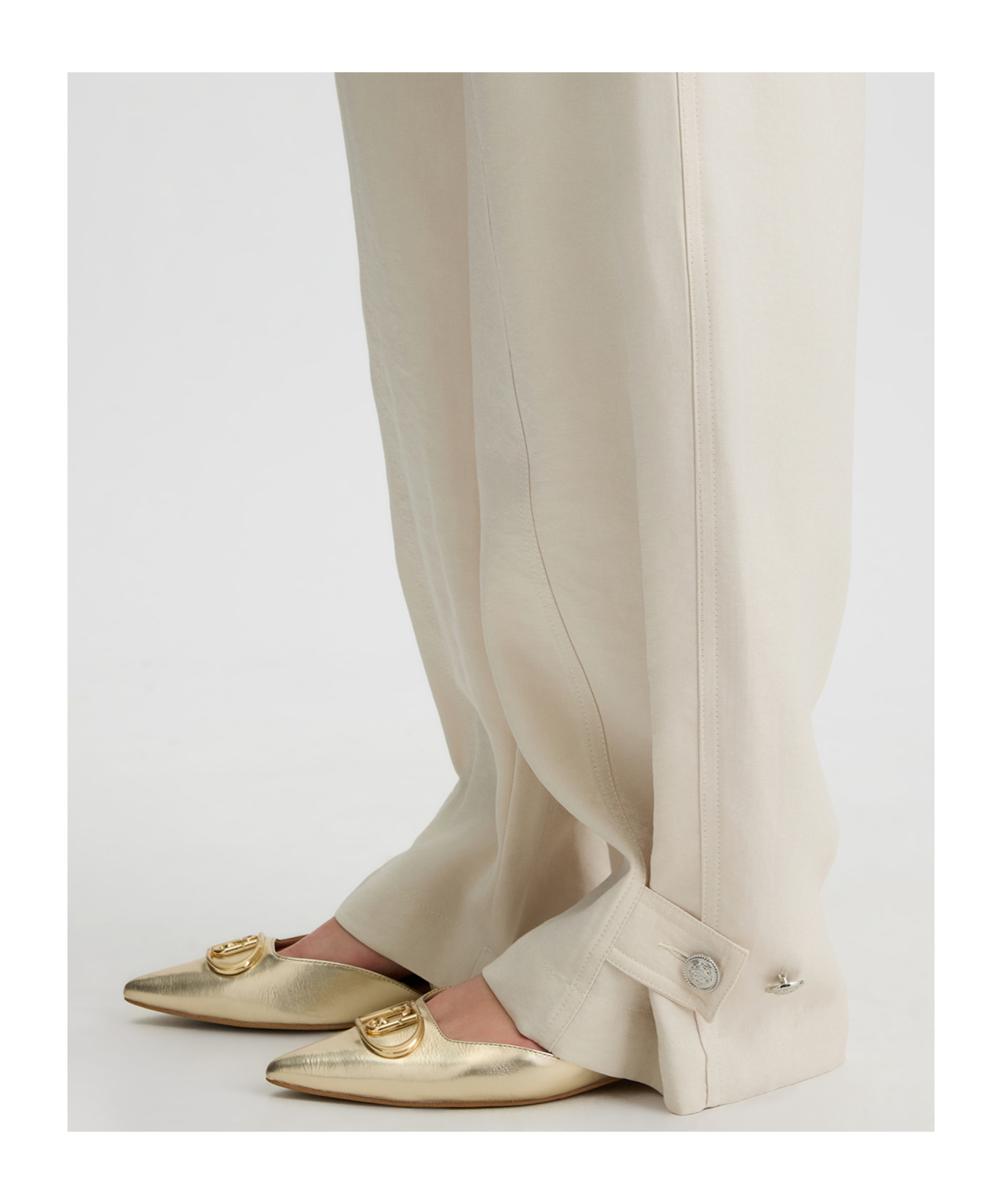 Liu •jo Liu Jo Tailored Fit Viscose Blend Trousers