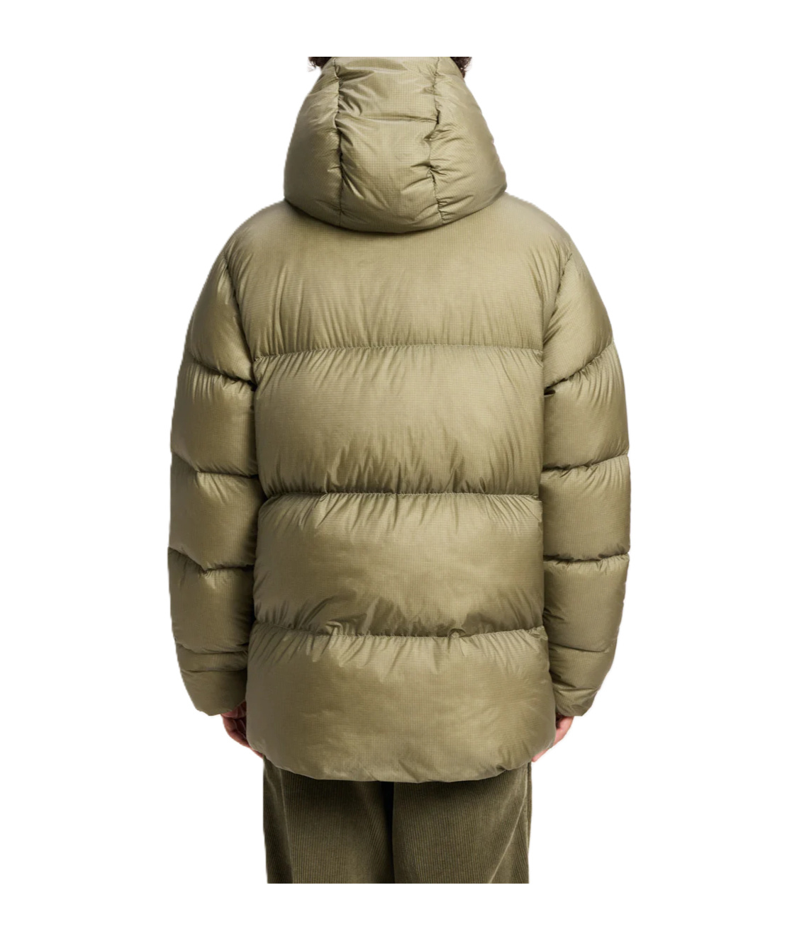 Pyrenex Long-sleeved Cotton-padded Jacket In Gold