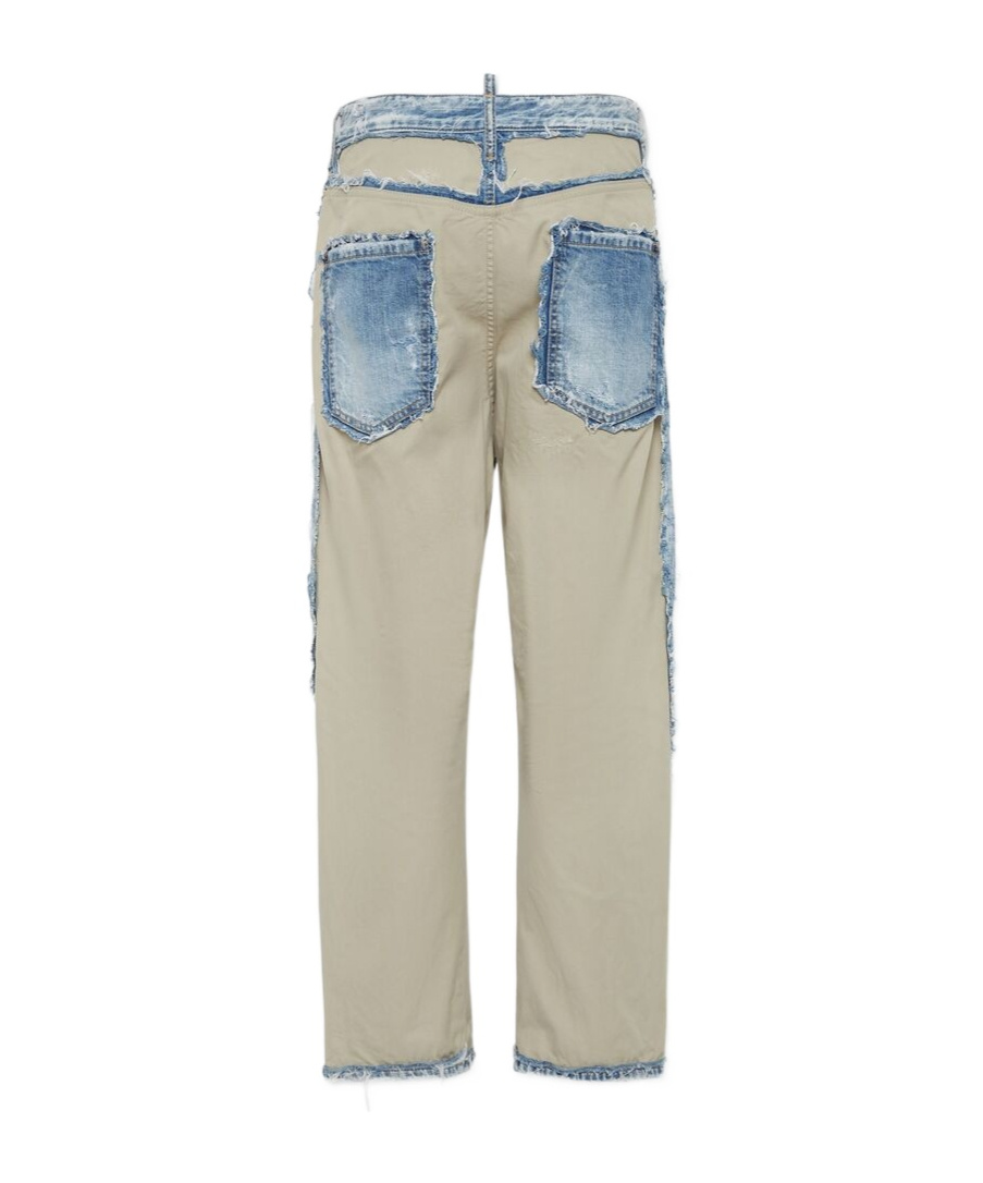 Shop Dsquared2 Inside Out-effect Jeans In Nude