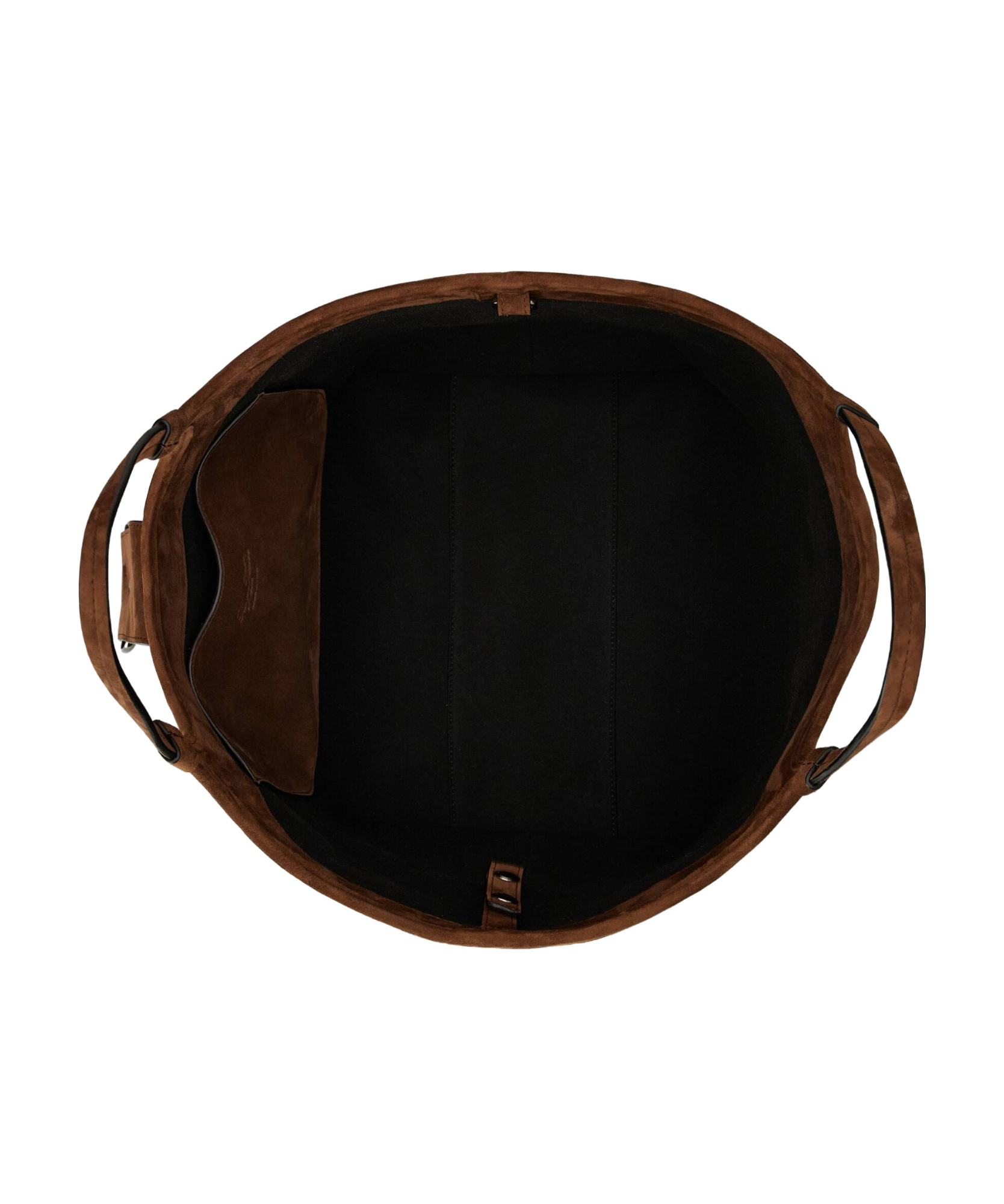 Roger Vivier Viv' Choc Medium Shopping Bag In Suede