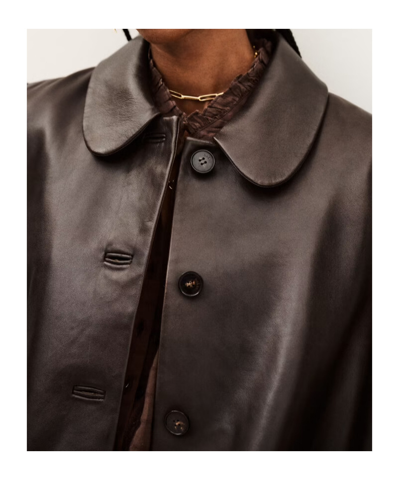 Bash Single-breasted Coat In Black
