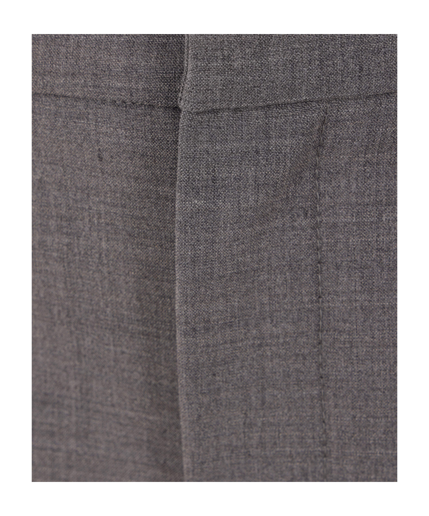 Brunello Cucinelli Mélange-effect Tailored Trousers In Gray