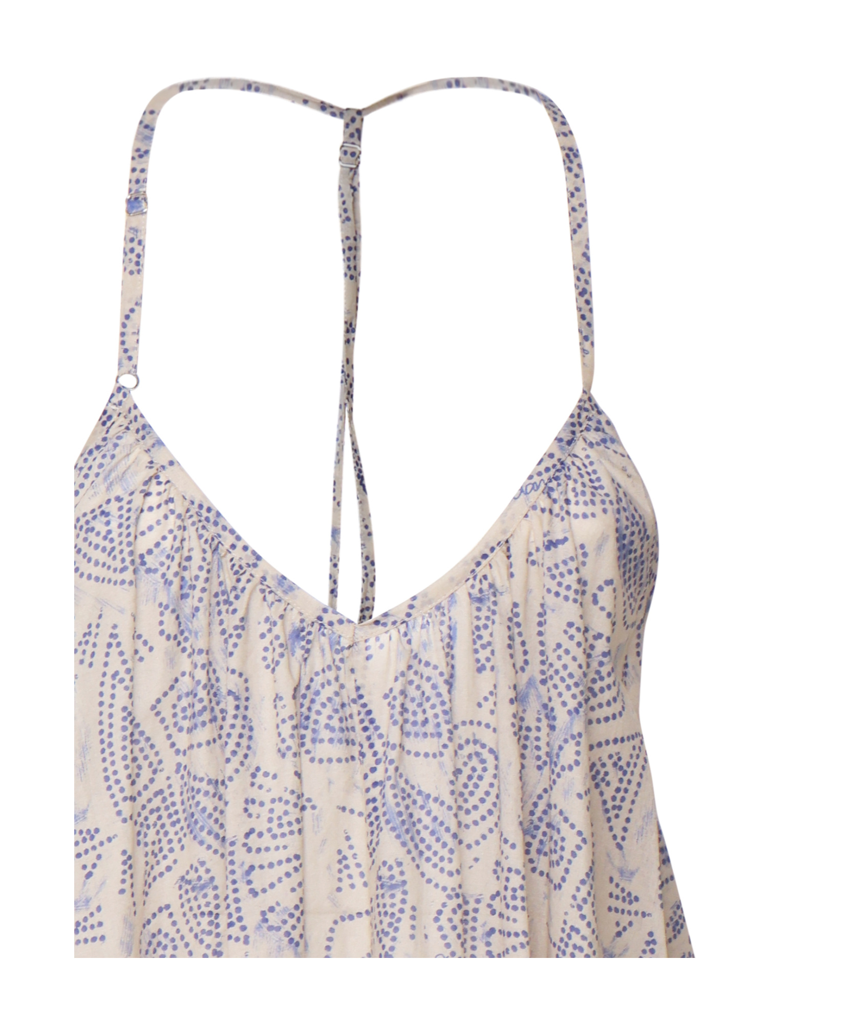 Ottod'ame Printed Halterneck Dress In Nude