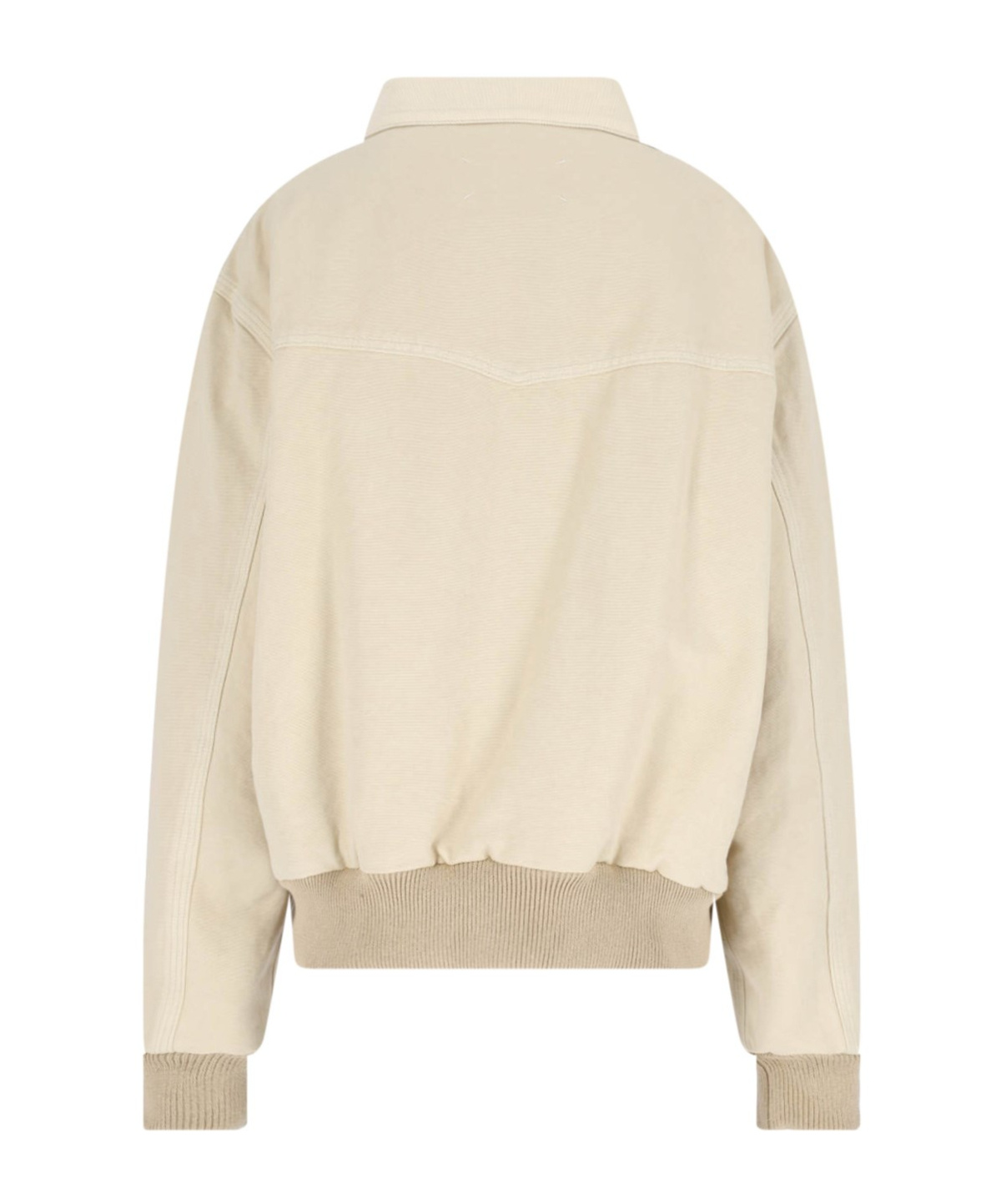 Maison Margiela Casual Jacket With Ribbed Cuffs And Hem
