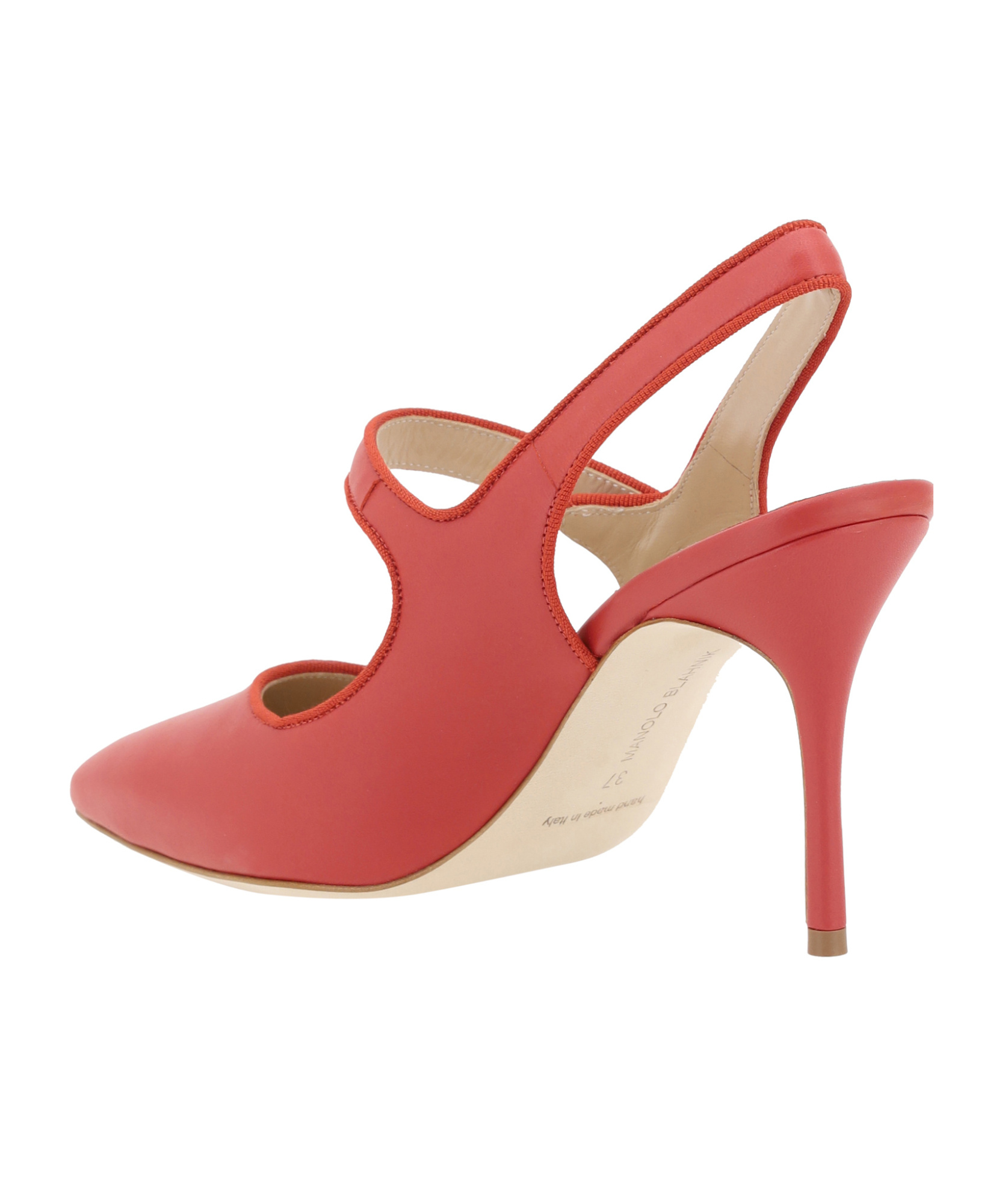 Manolo Blahnik Camparisli Pumps In Red