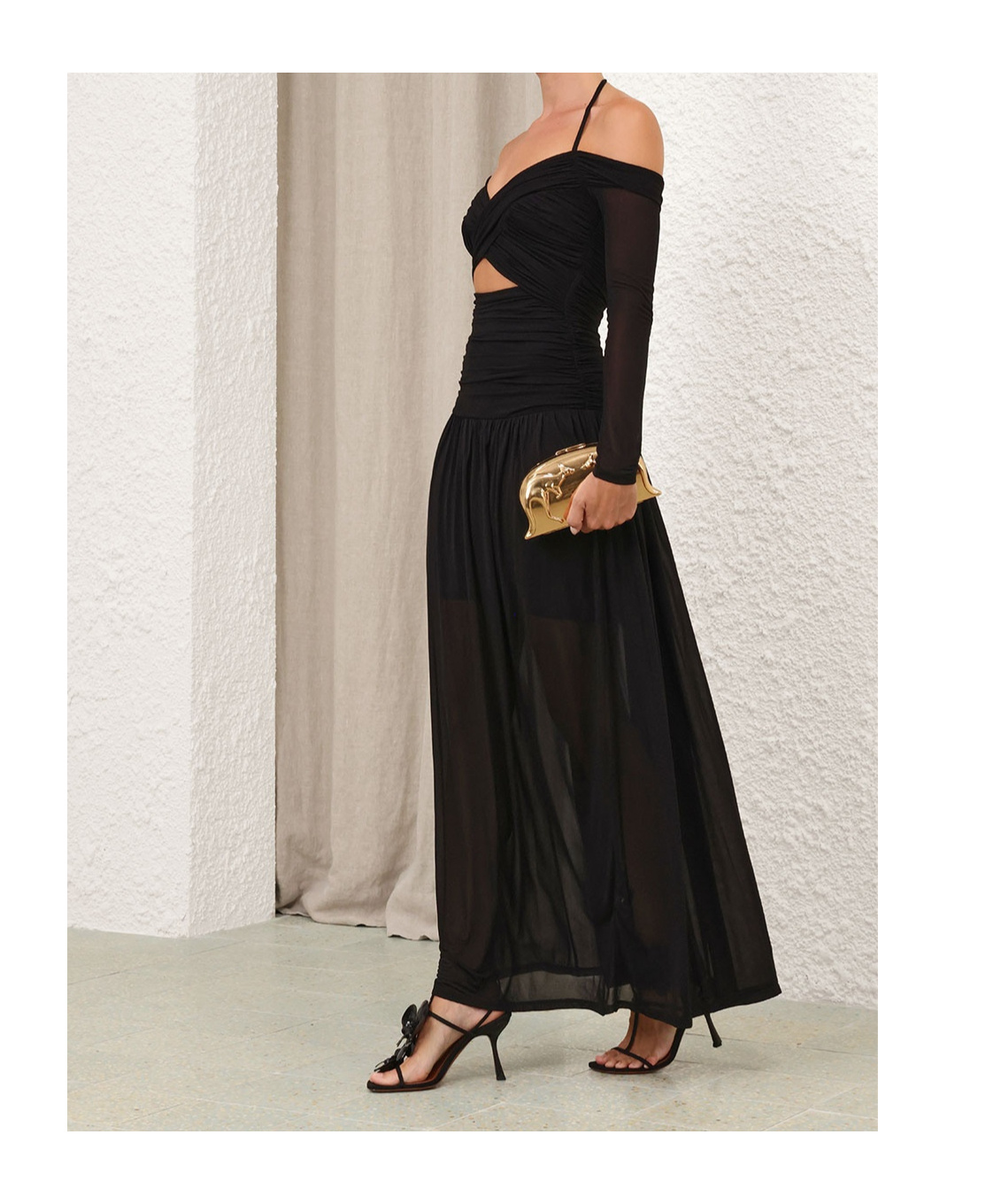 Zimmermann Strapless Dress In Black