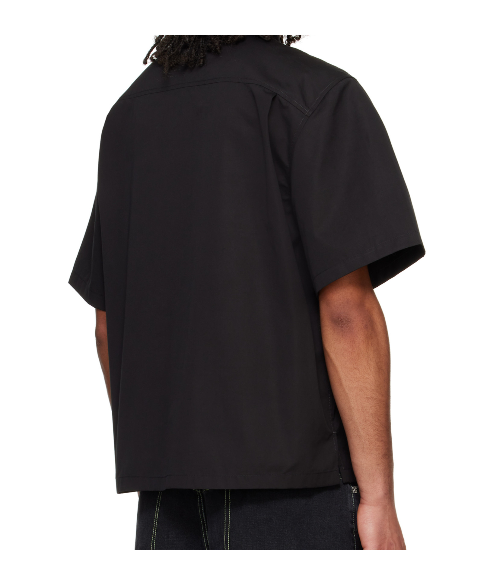 Off-white Short-sleeved Shirt In Black