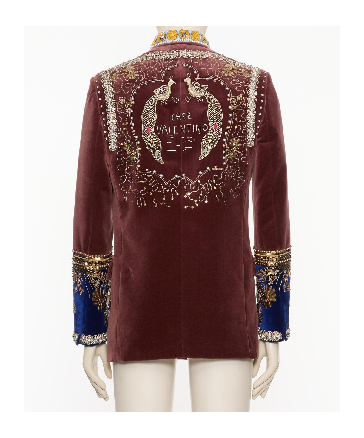 Valentino Long Sleeve Casual Jacket In Brown