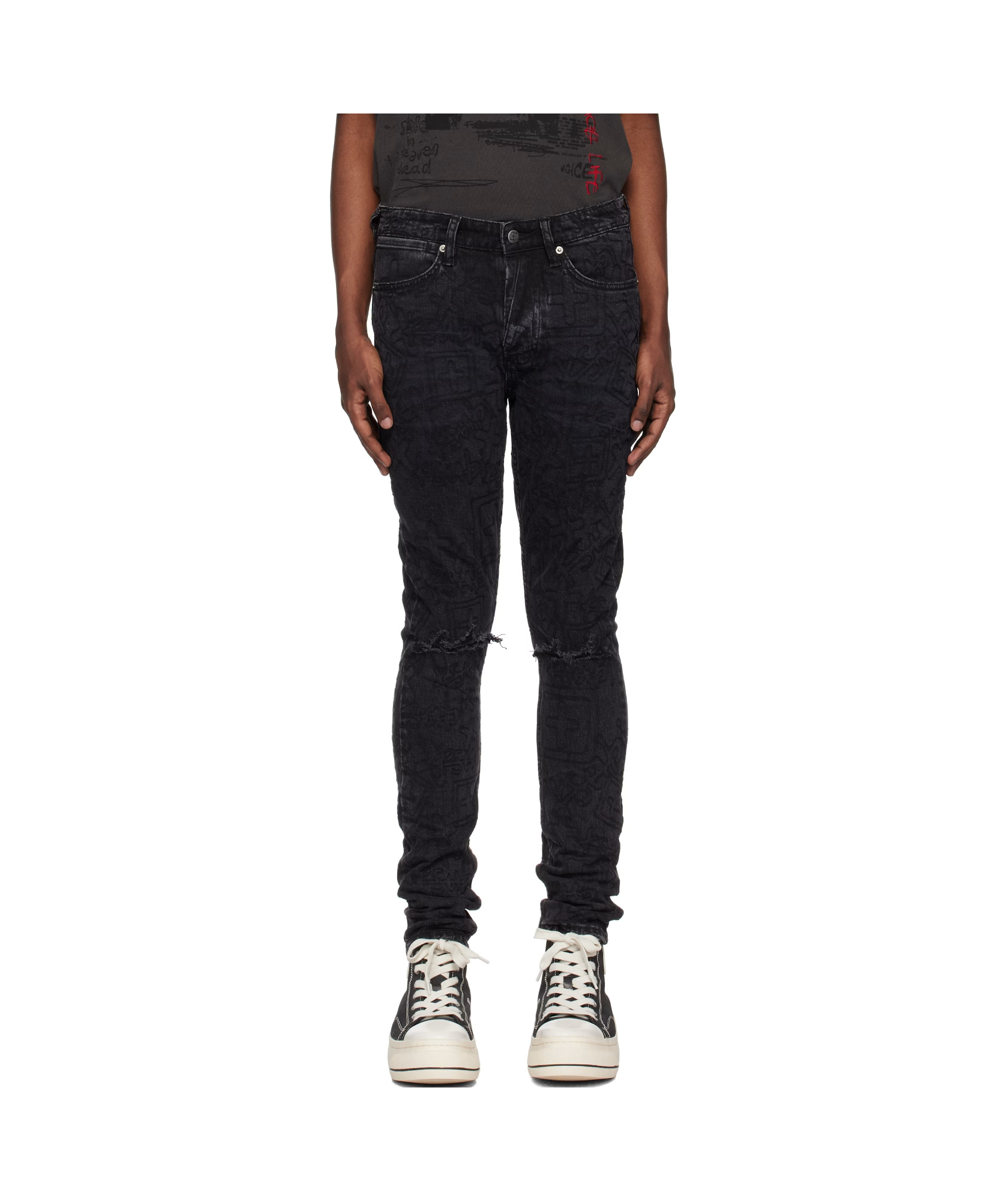 KSUBI DENIM TROUSERS WITH BELT LOOPS 