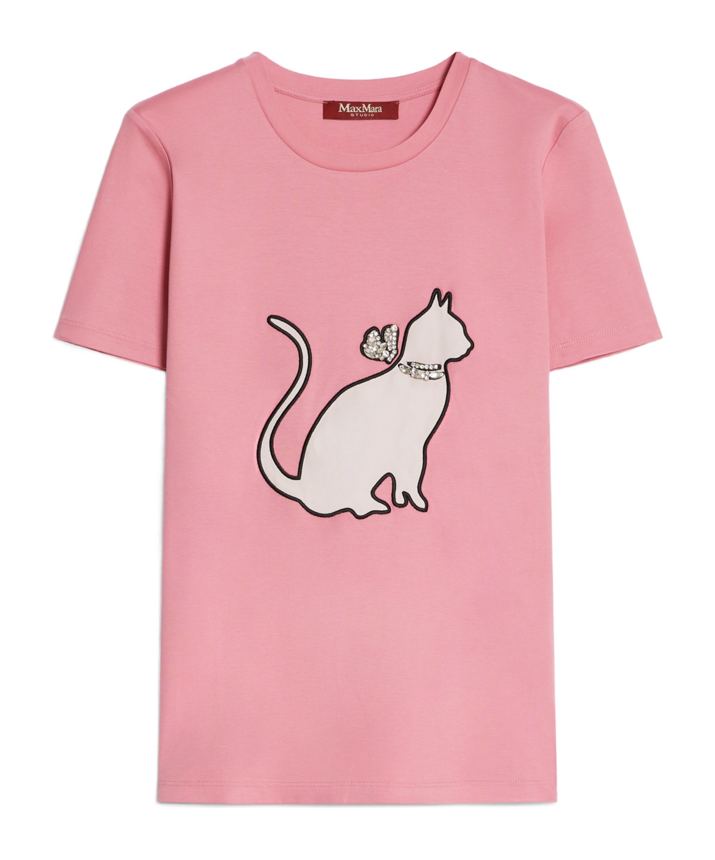 Max Mara Cervino Sweater In Cotton In Pink