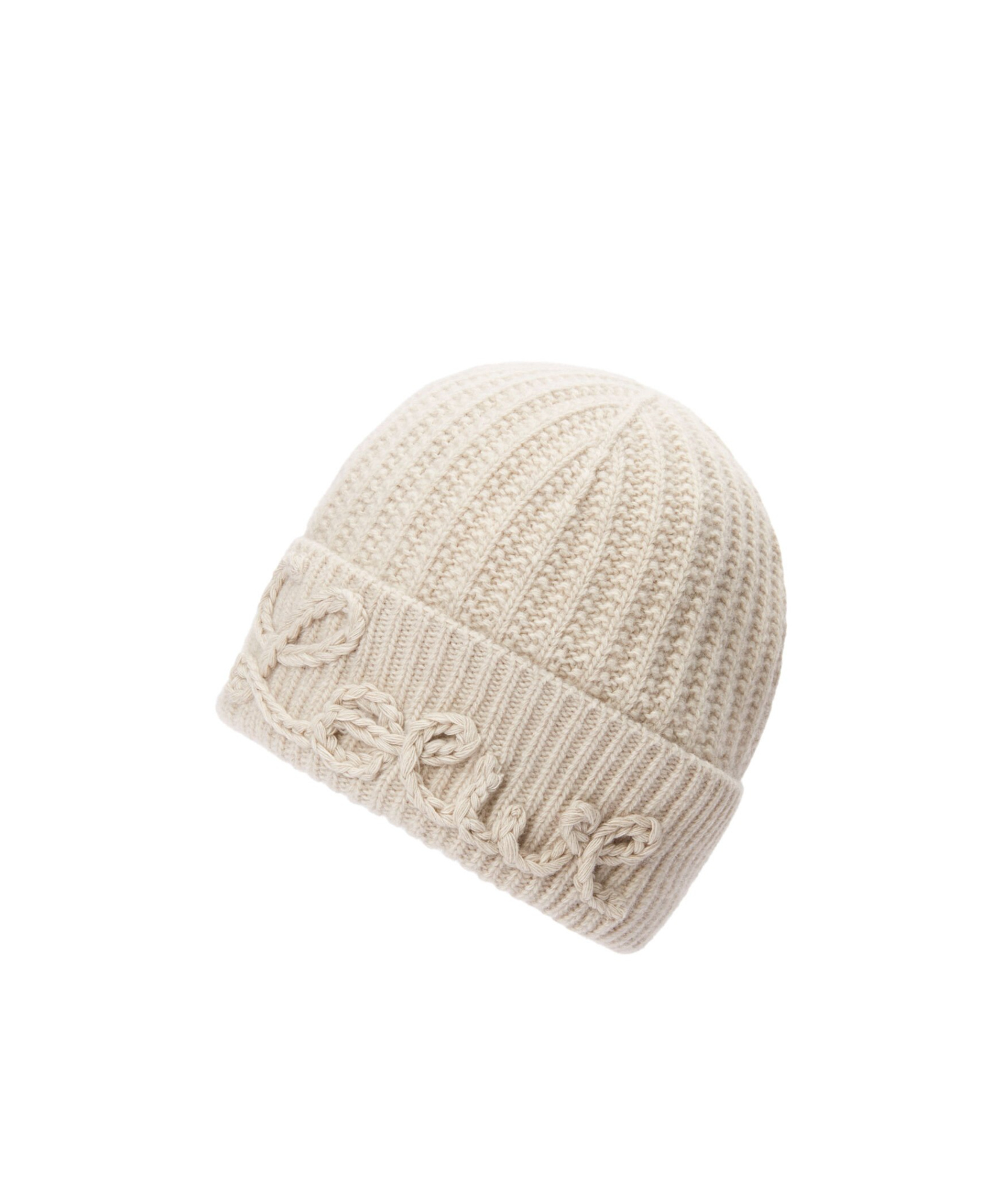 Loewe Wool Hat In Nude