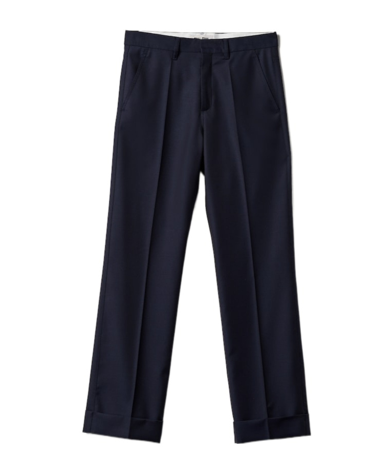 Miu Miu Mohair Pants In Black