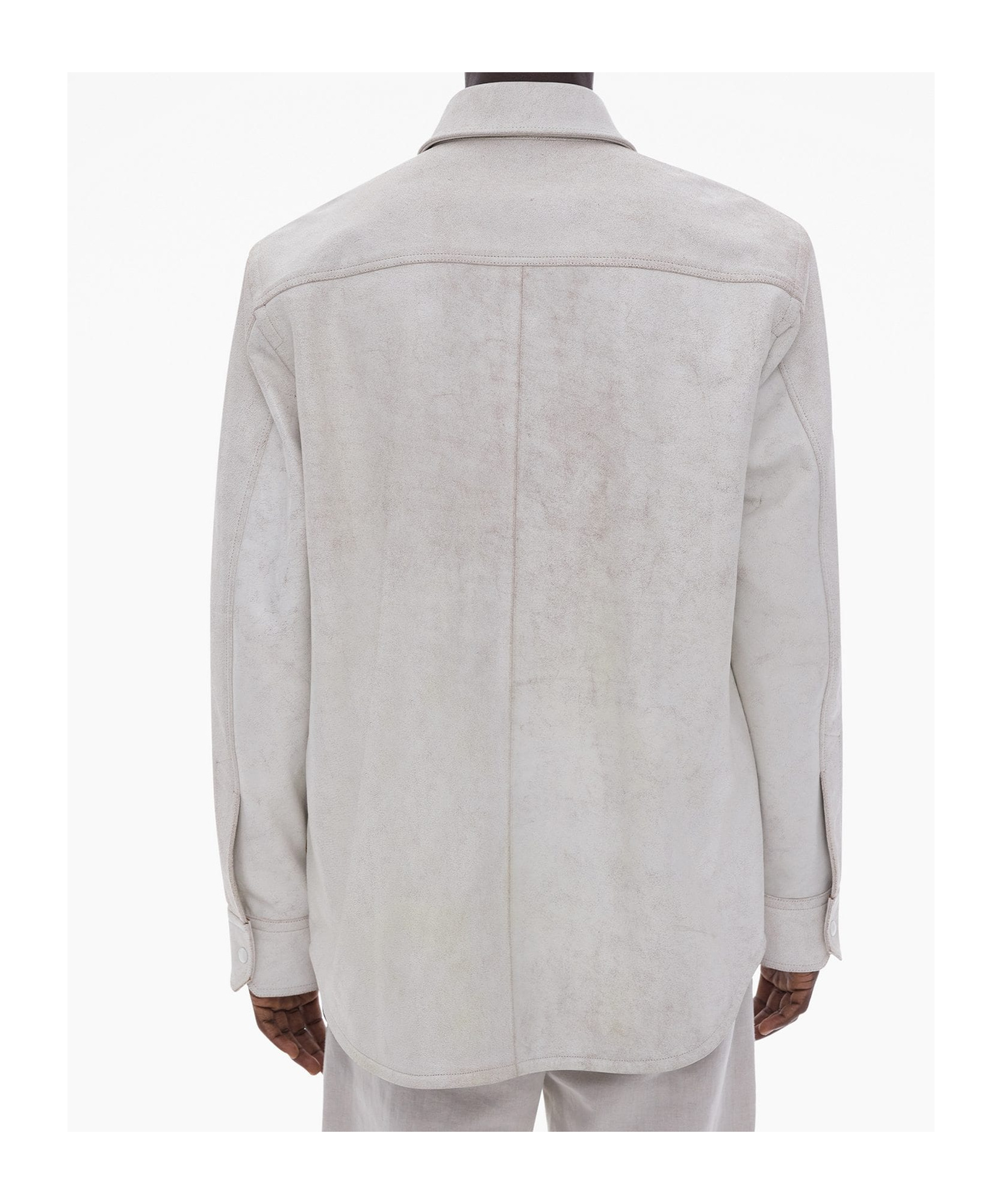 Helmut Lang Lapel Long Sleeve Leather Jacket
