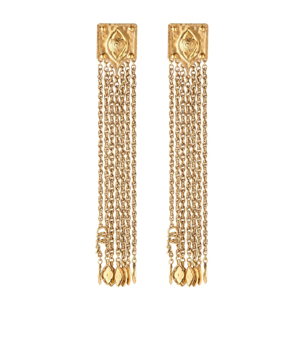 Chloé Amulet Earrings In Golden
