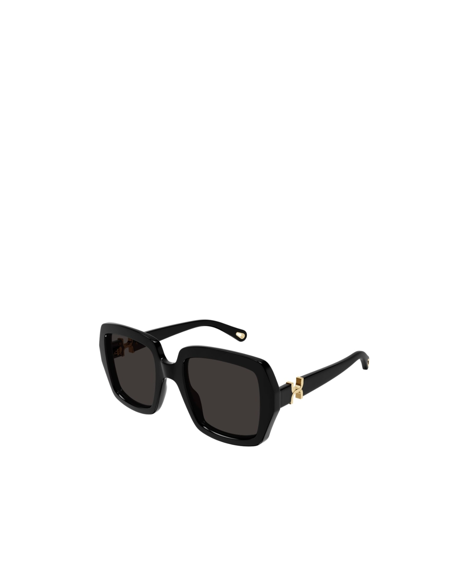 Chloé Square Sunglasses In Black