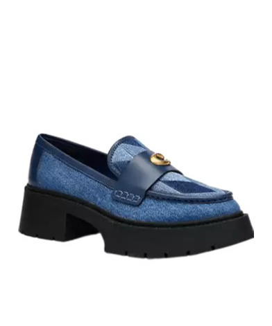 Coach Leah Plateau-loafer Mit Steppung In Multi