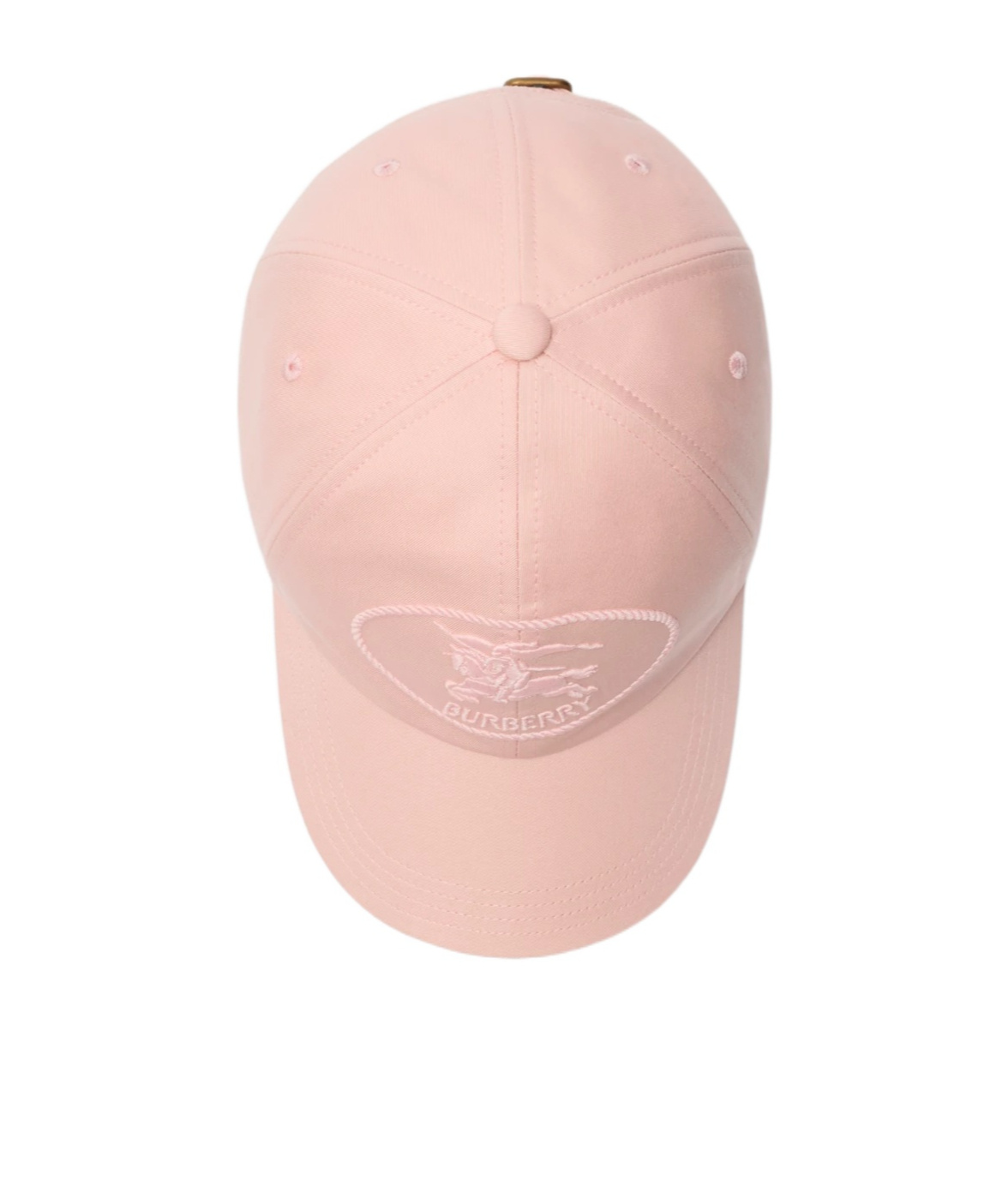 Burberry Knight Stamp Gabardine Baseball Cap In Flora