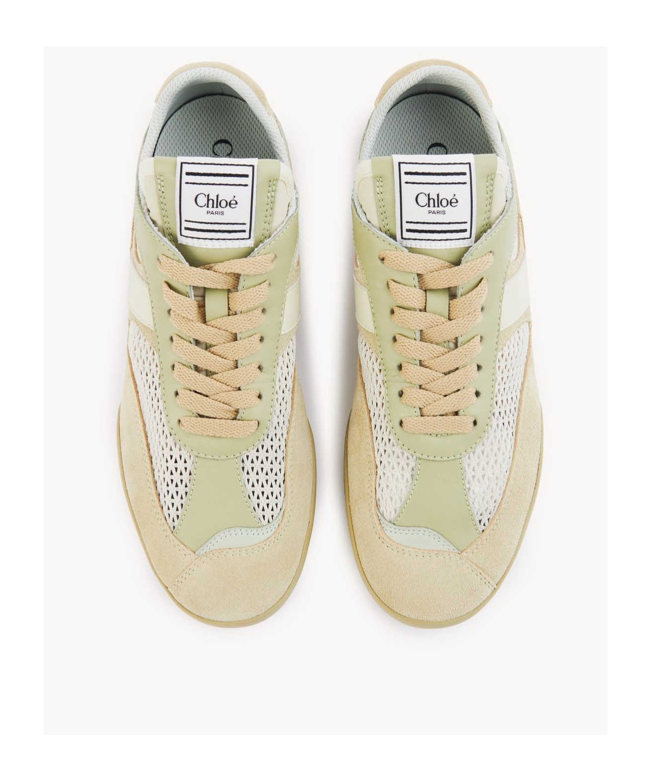 Chloé Women Kick Sneakers In Nude