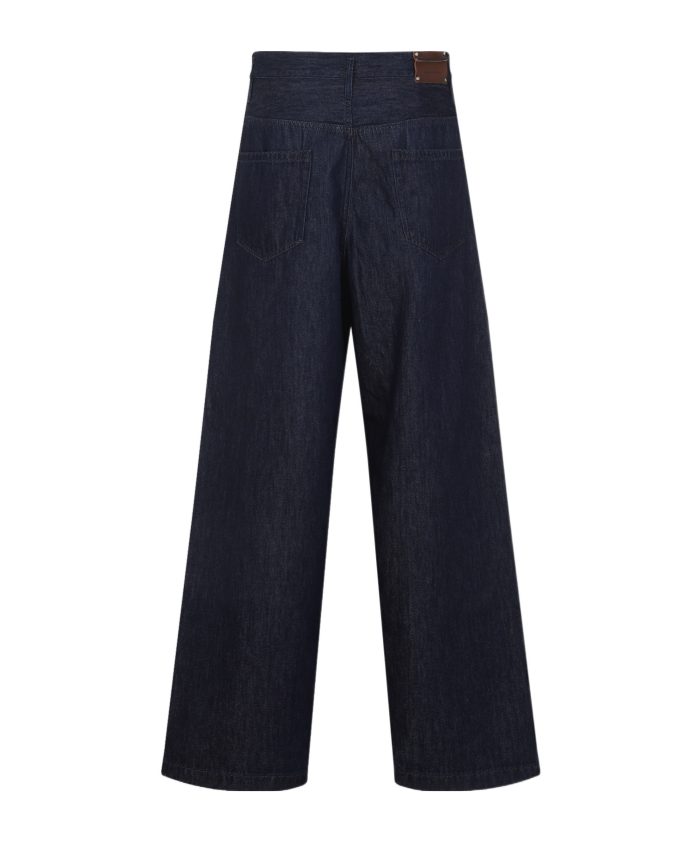 Dries Van Noten Penning High-rise Wide-leg Jeans In Blue