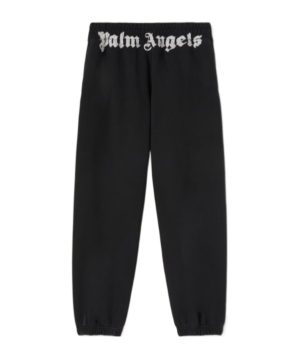 Palm Angels Logo-print Cotton Track Pants In Black