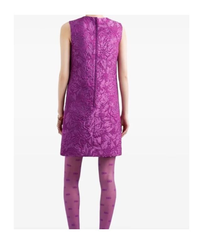 Dolce & Gabbana Mini Dress With Brocade Effect
