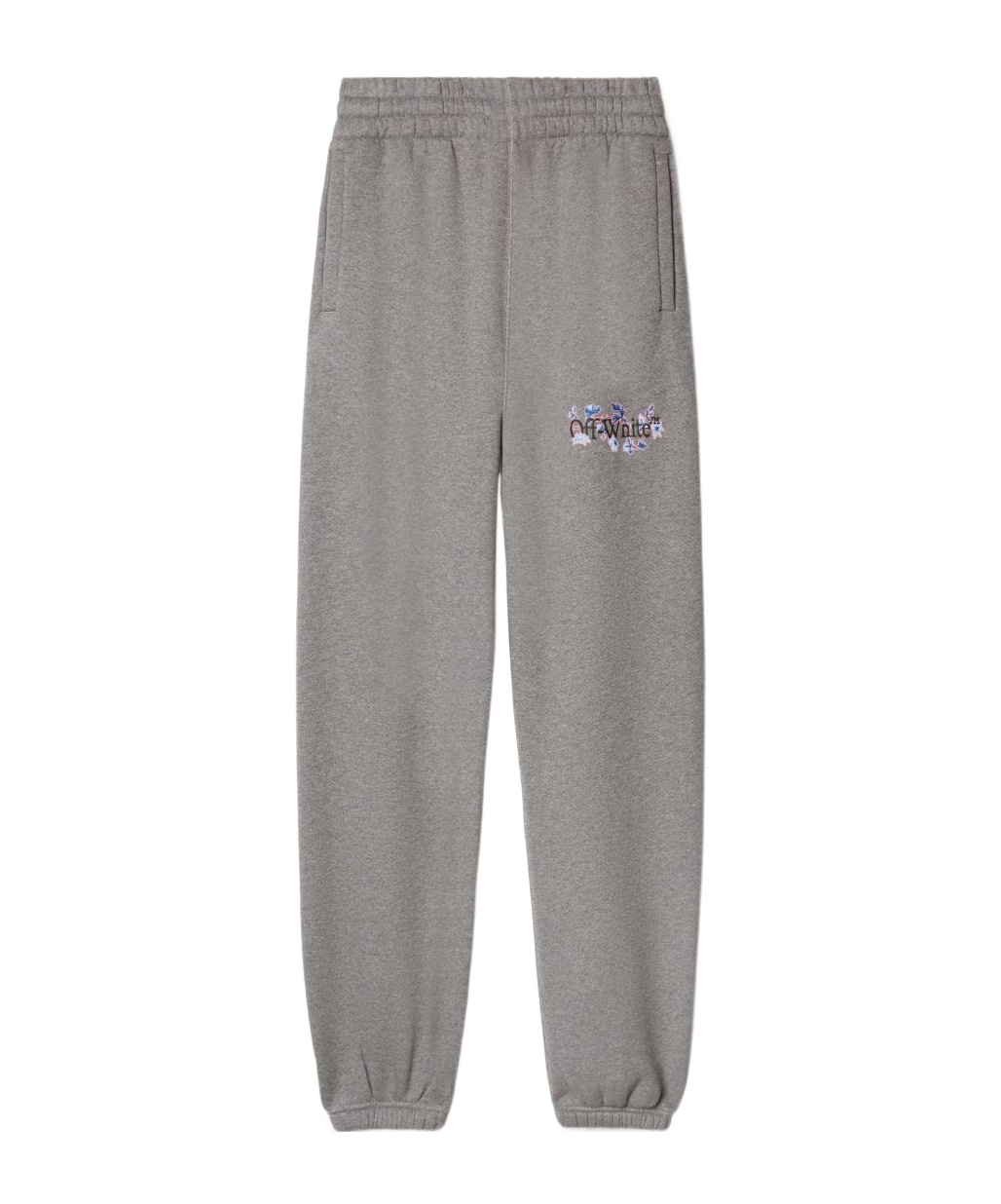 Off-white Logo-print Track Pants In Gray