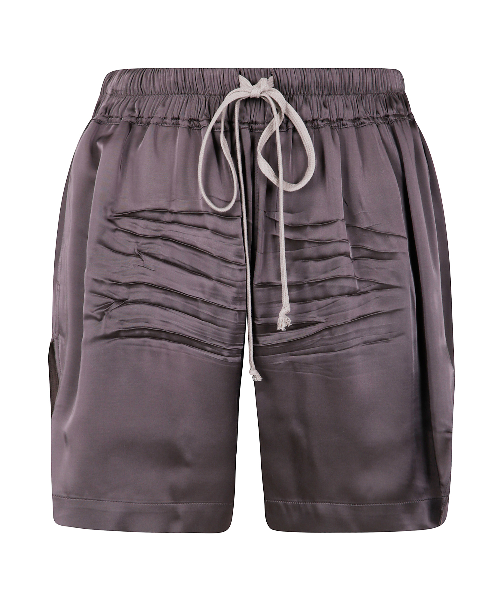 RICK OWENS ELASTIC DRAWSTRING WAIST SHORTS