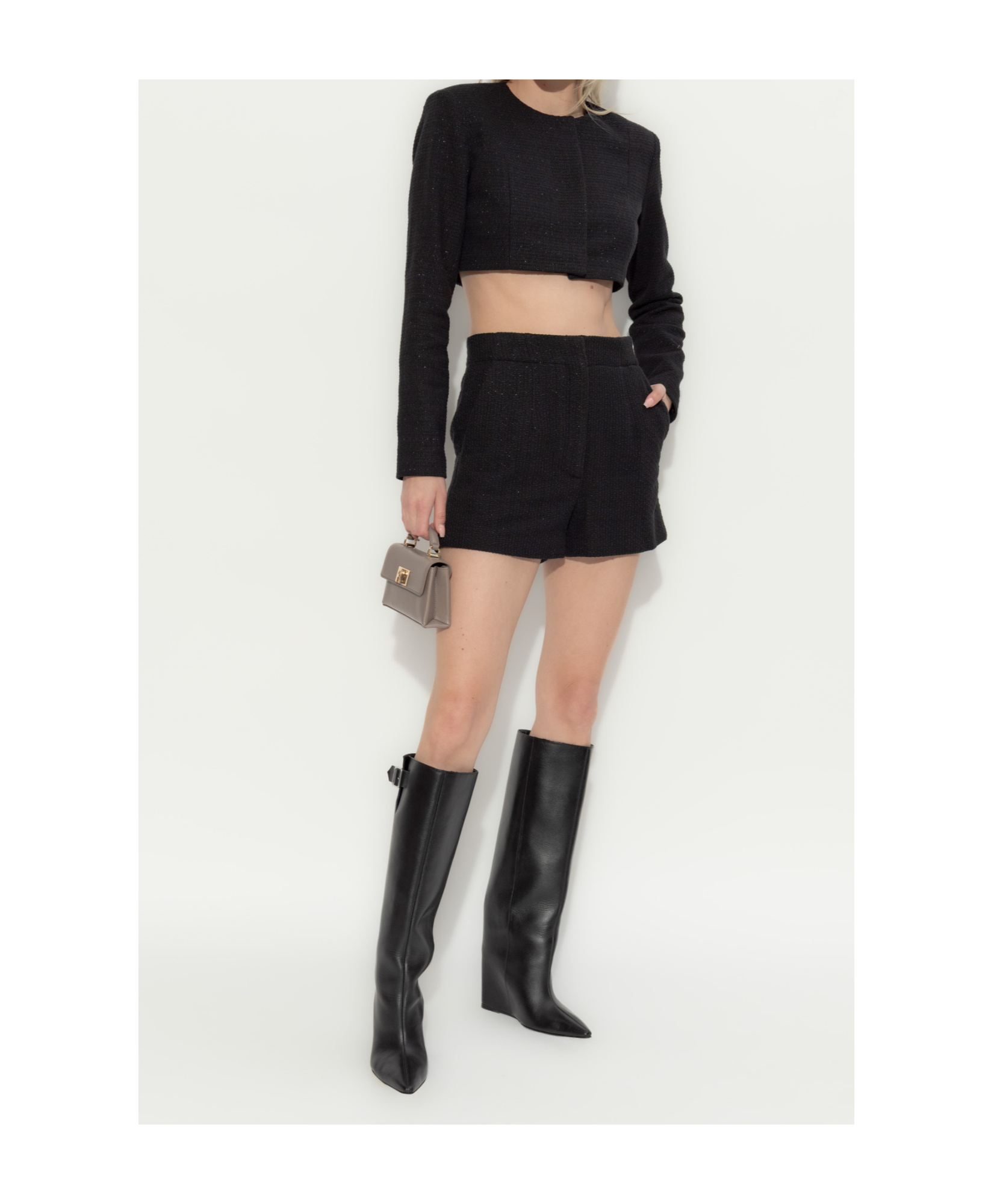 Iro Long Sleeve Casual Jacket In Black