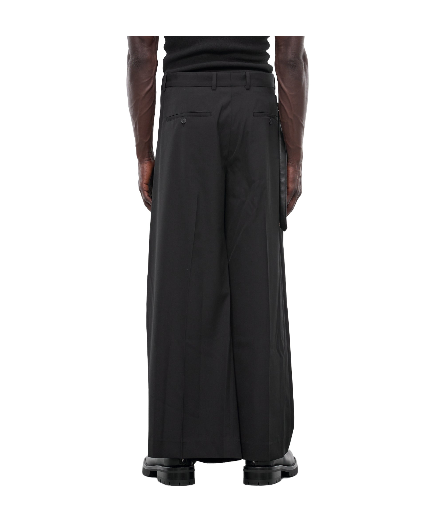 Acne Studios Wrap Culottes In Black