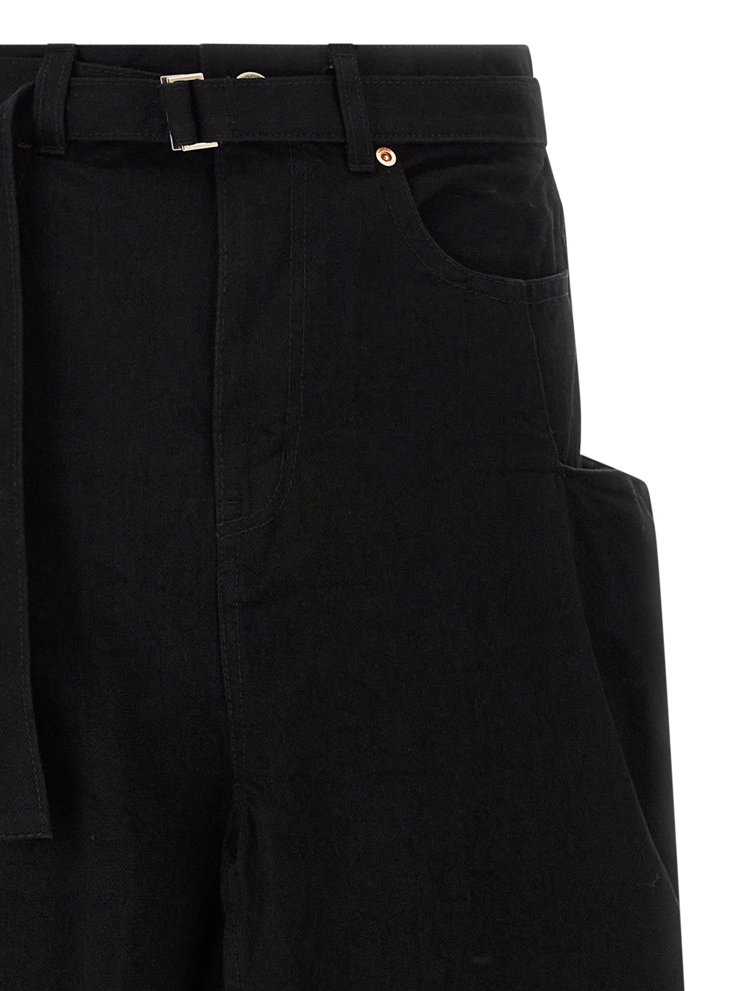 Sacai Belt Loop Skirt In Multi