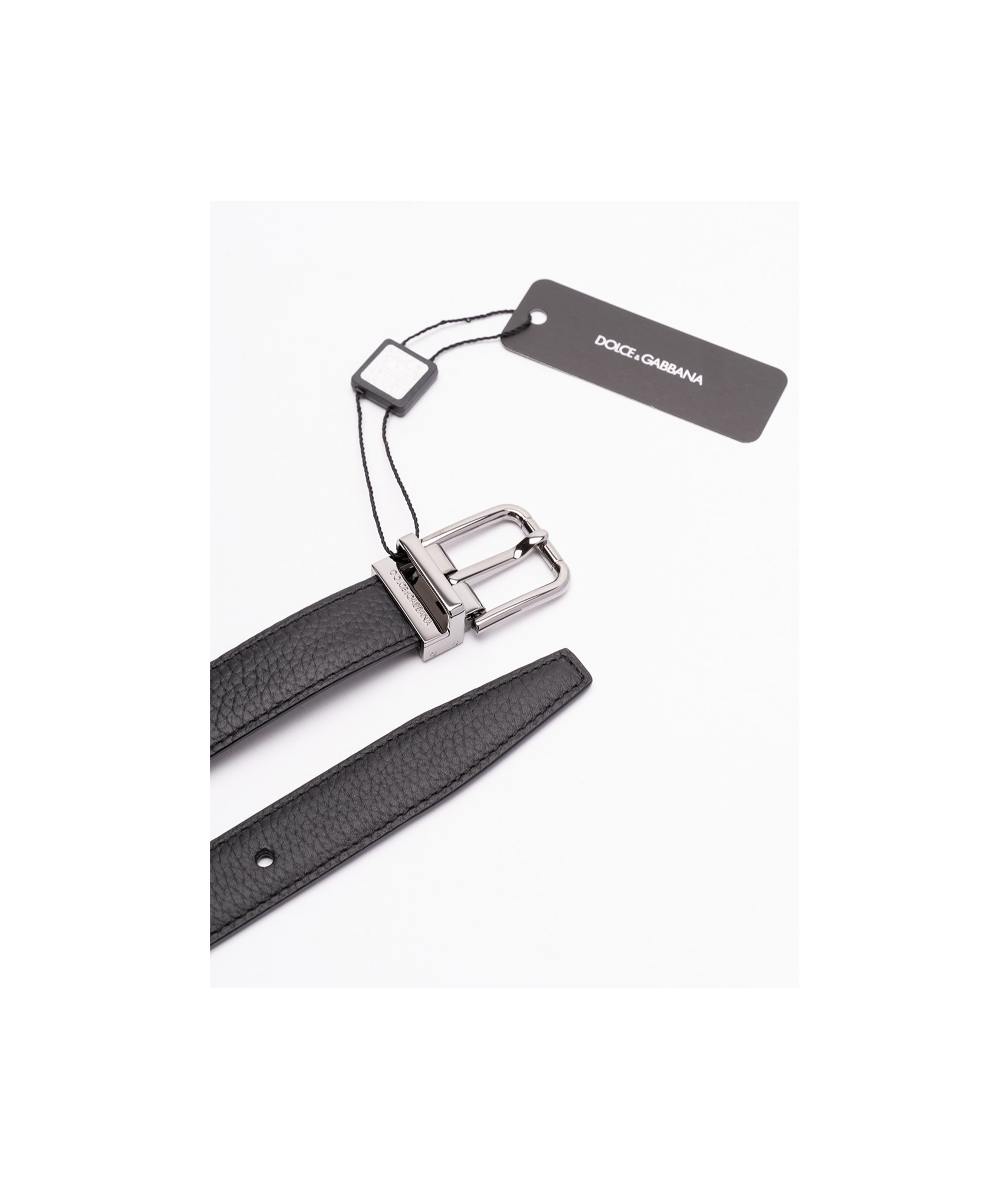 Dolce & Gabbana Adjustable Waist Belt In Black