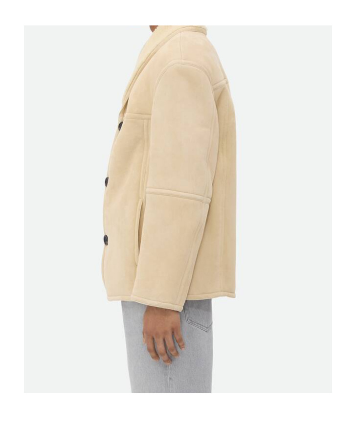 Bottega Veneta Merino Wool Jacket In Nude