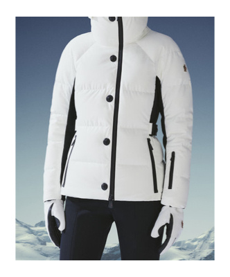 Moncler Doudoune Courte Guyane In White