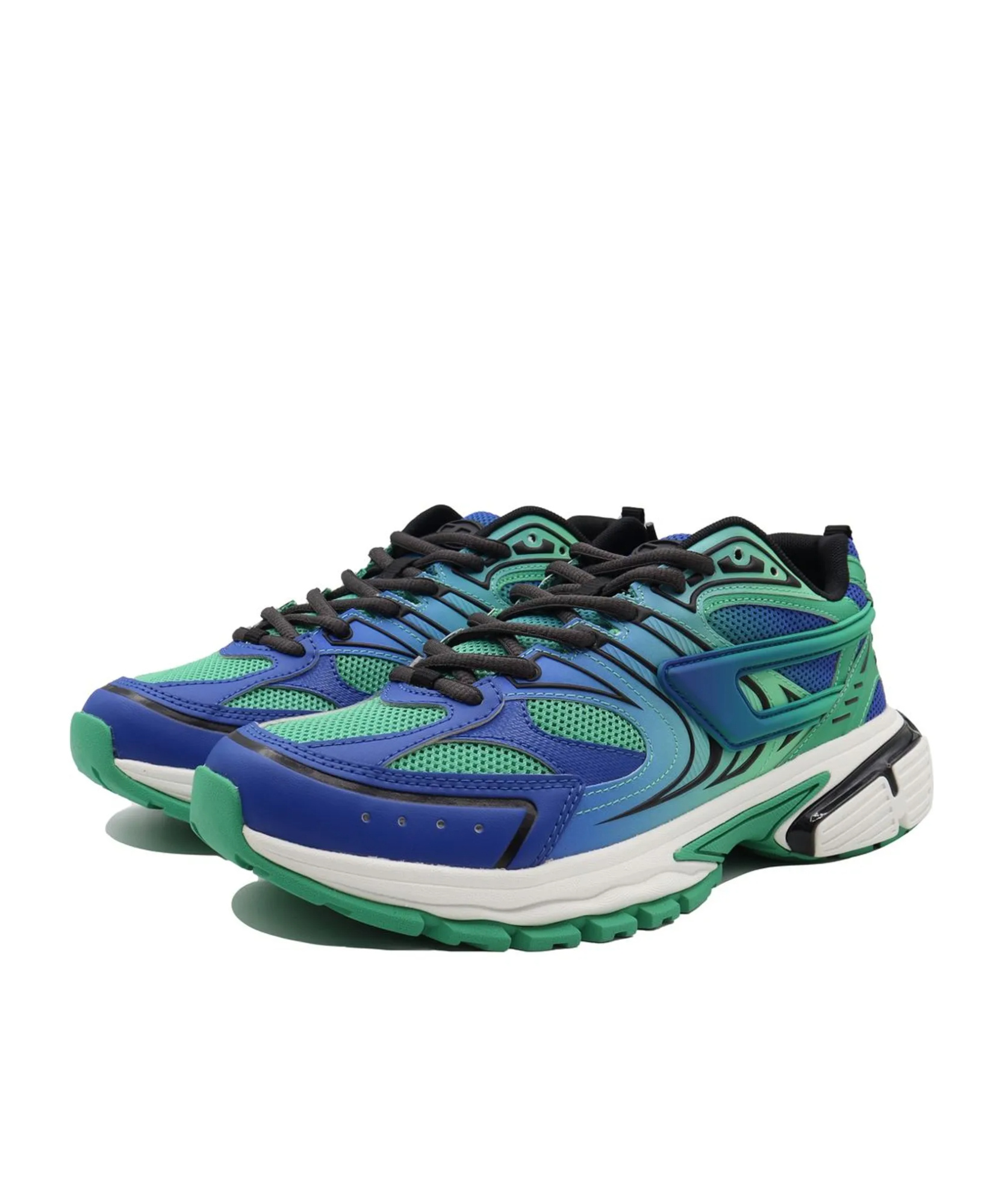 Diesel S-serendipity Pro-x1 Panelled Sneakers In Green