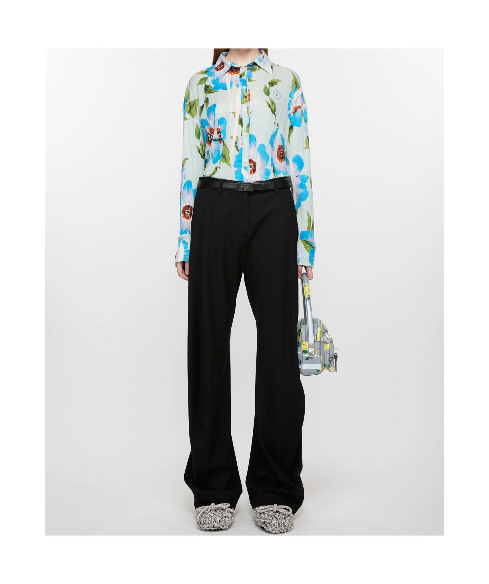 Acne Studios Tailored Trousers In Black