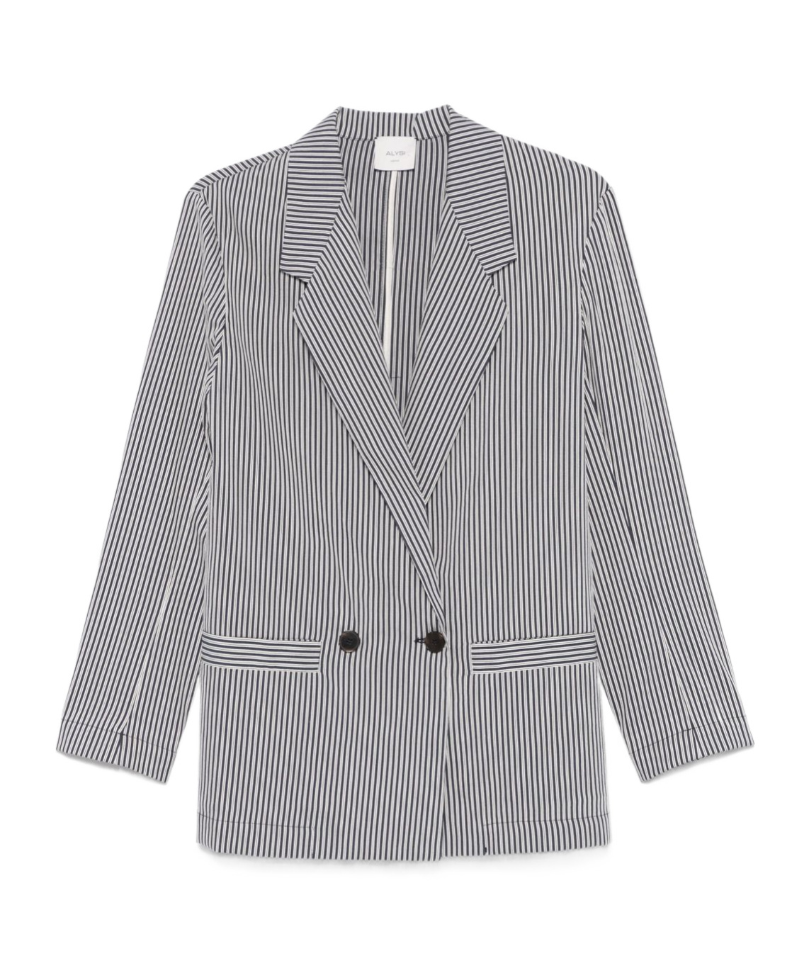 ALYSI LAPEL LONG-SLEEVED SUIT JACKET