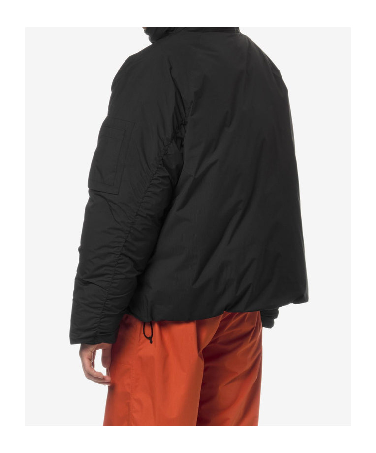 K-way Long-sleeved Down Jacket In Black