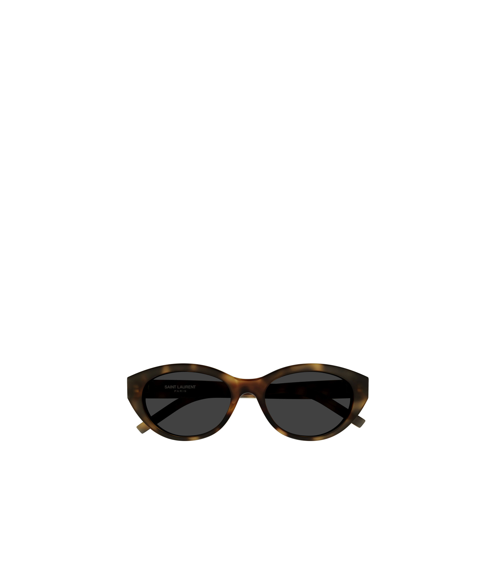 Saint Laurent Elliptical Sunglasses In Black