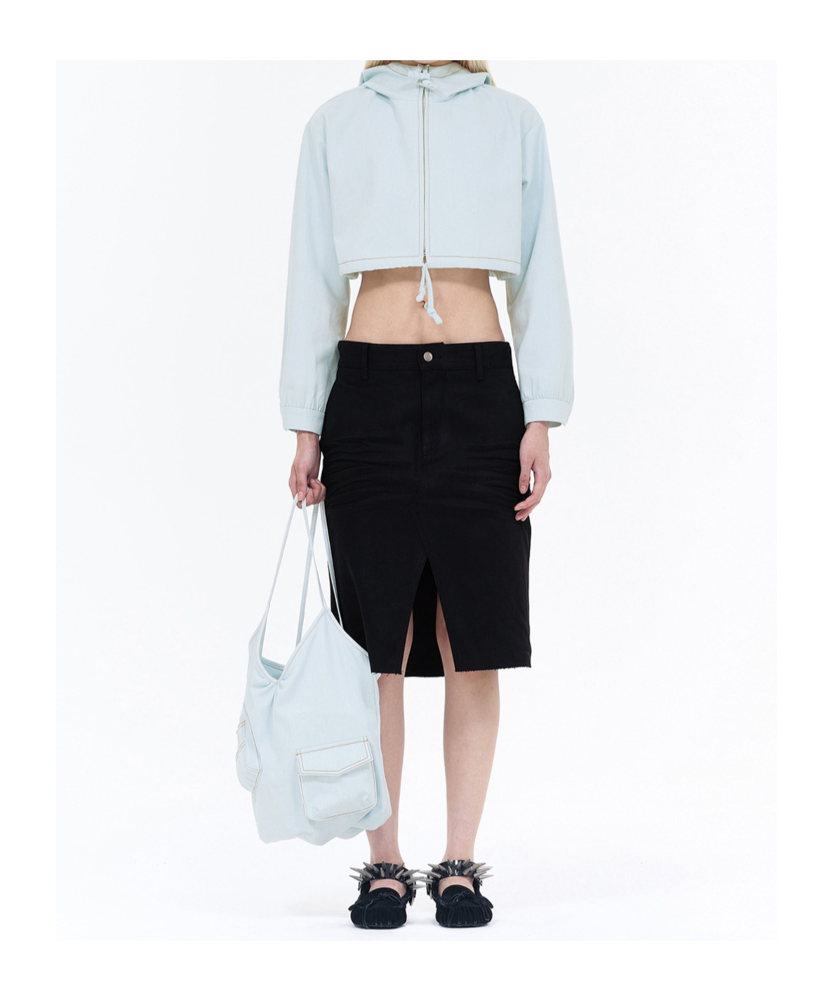 WE11 DONE DENIM SKIRT